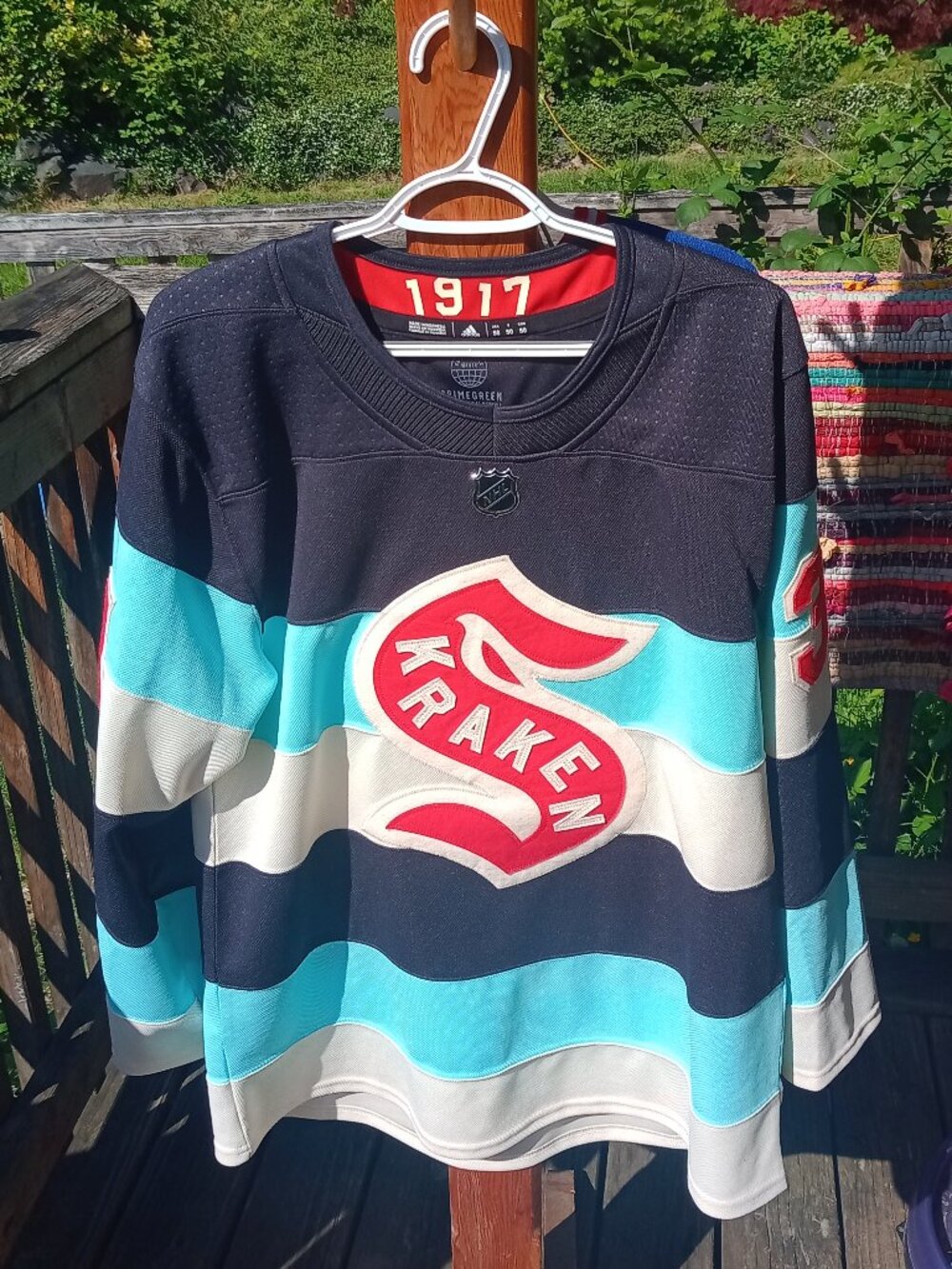 Seattle Kraken Grubauer 2024 Winter Classic Adidas Authentic NHL Hockey Jersey
